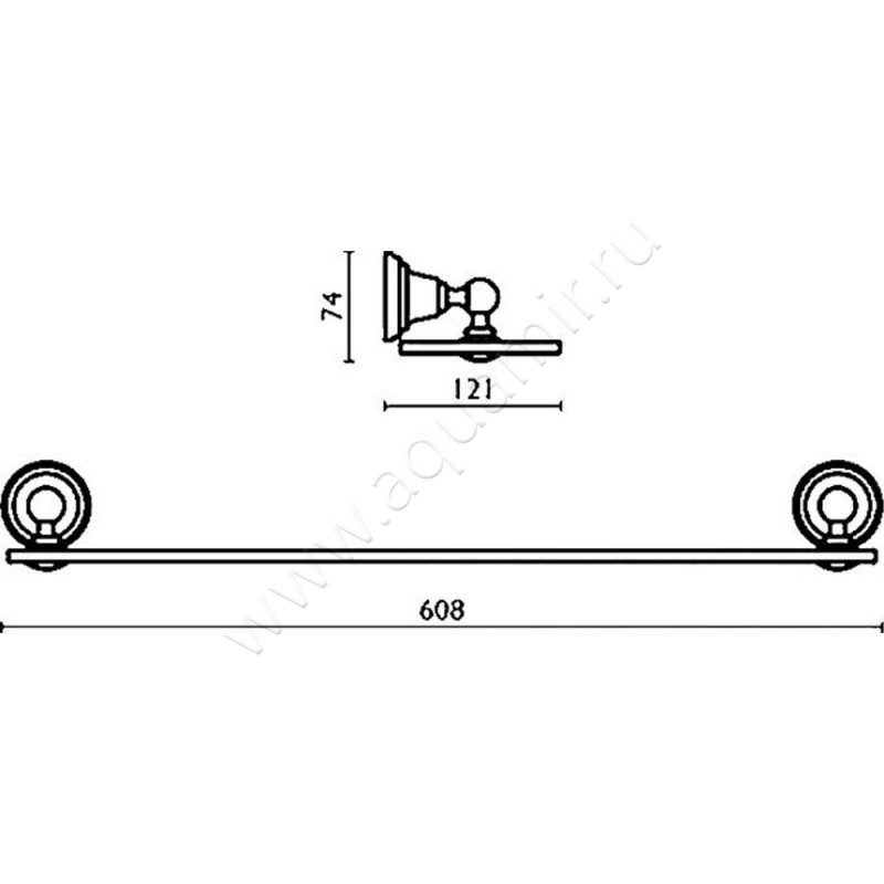 Полка под зеркало Bagno & Associati Canova CA 114 92 размеры