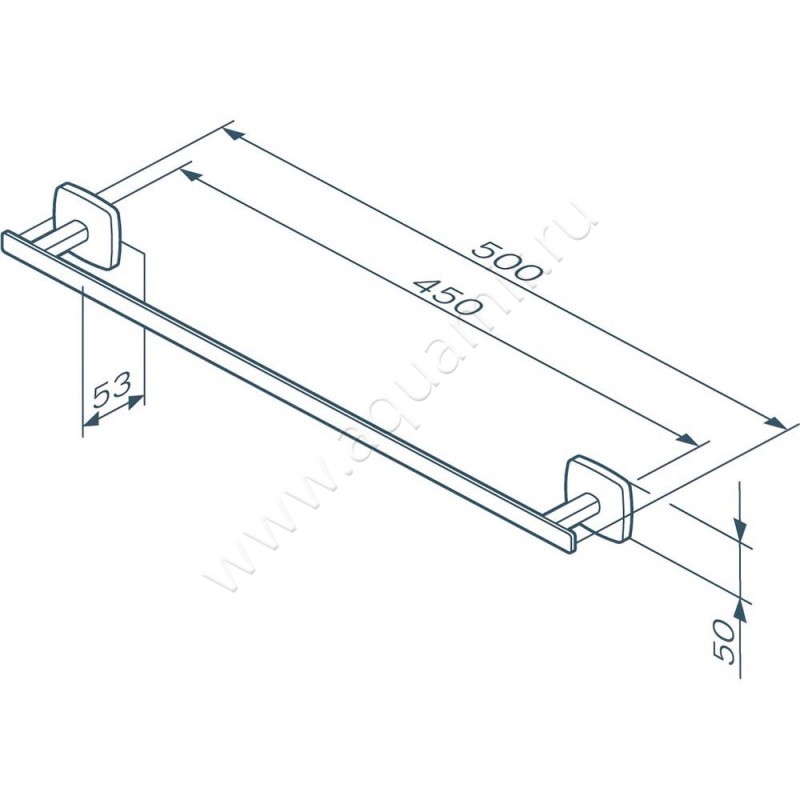 Полотенцедержатель AM.PM Gem A90346422 размеры