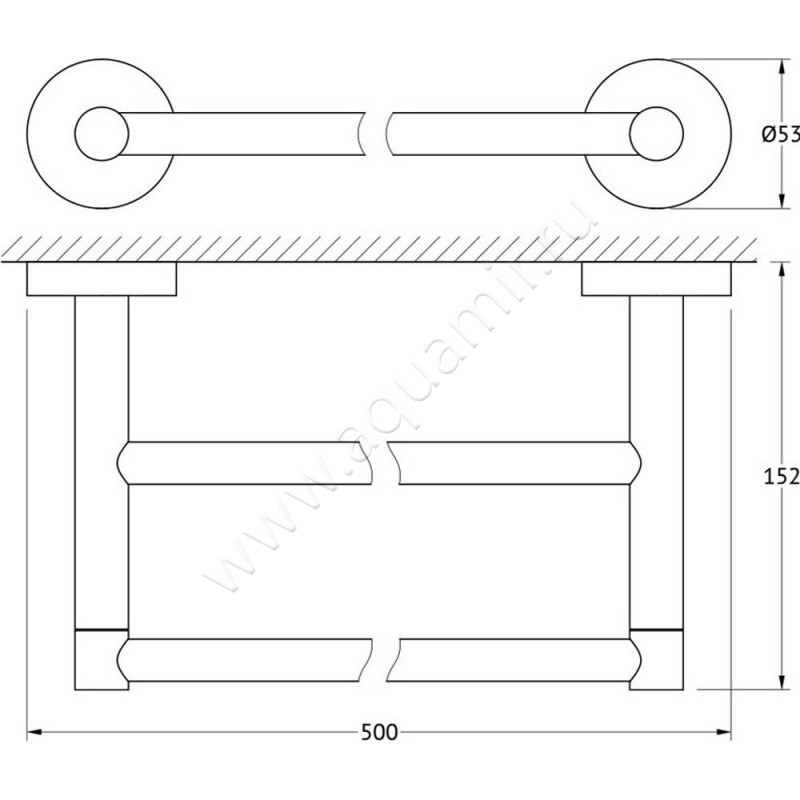 Полотенцедержатель Artwelle Harmonie HAR 030 размеры