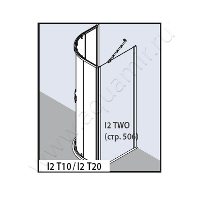 Душевой уголок с раздвижными дверями Kermi Ibiza 2000 I2T10100181AK размеры