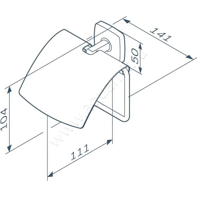 Держатель туалетной бумаги AM.PM Gem A90341422 размеры