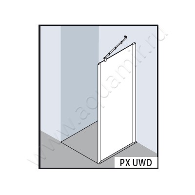 Душевая боковина Kermi Pasa XP PXUWD090201AK размеры