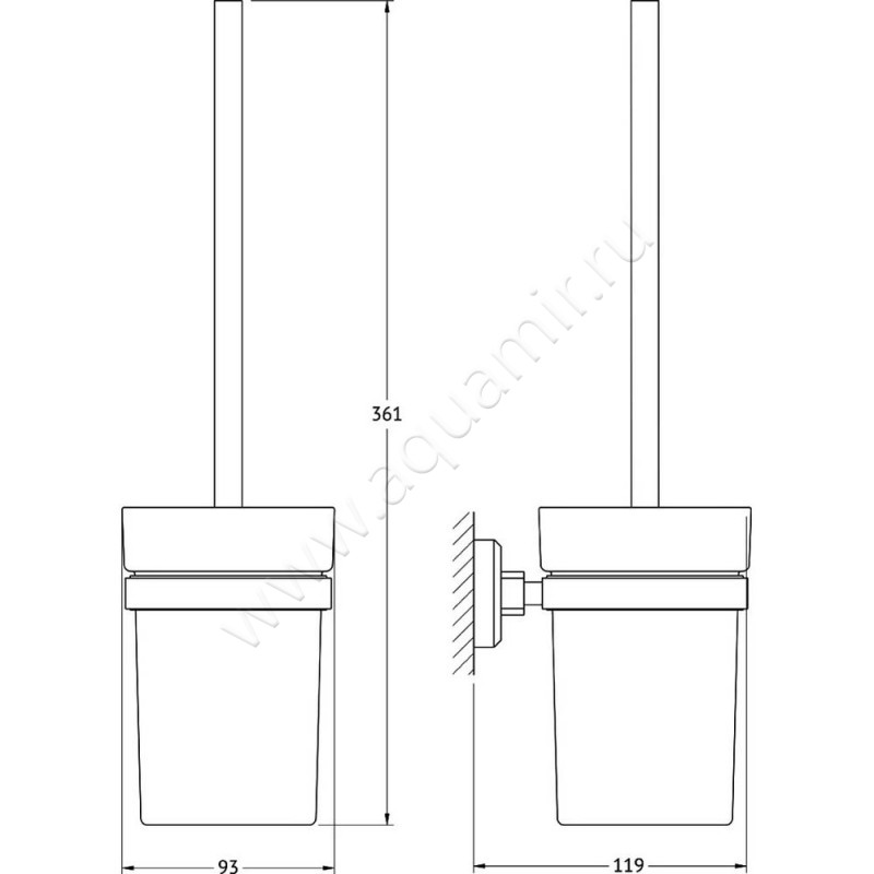 Ершик Artwelle Hagel 9929A размеры