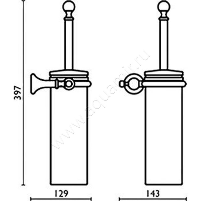 Ершик Bagno & Associati Regency RE 221 51 размеры