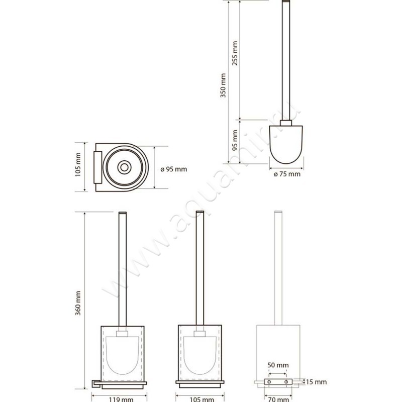 Ершик Bemeta Galla 108113010 размеры
