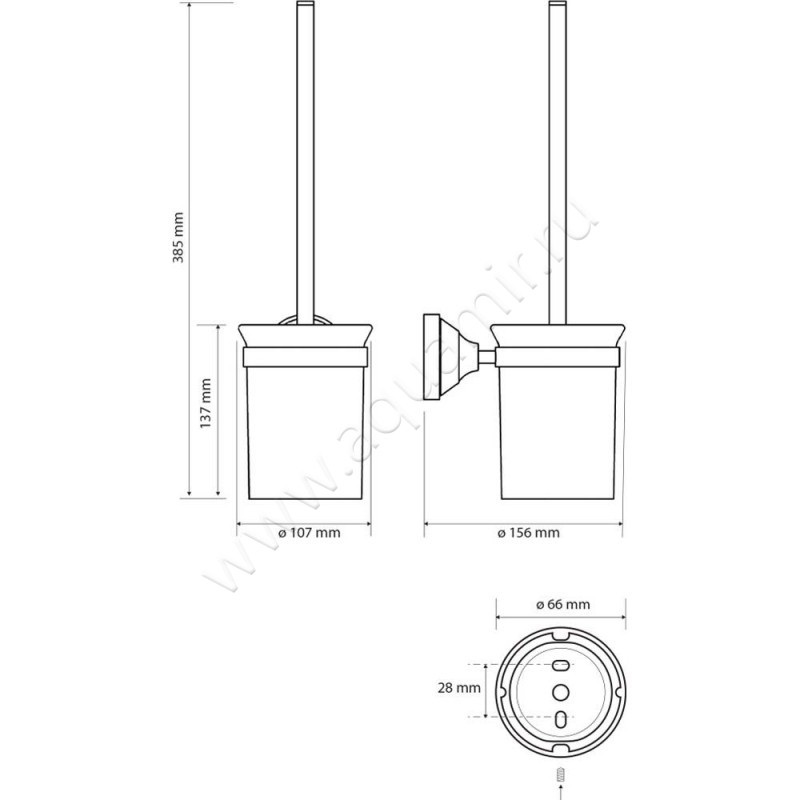 Ершик Bemeta Kera 144713017 размеры