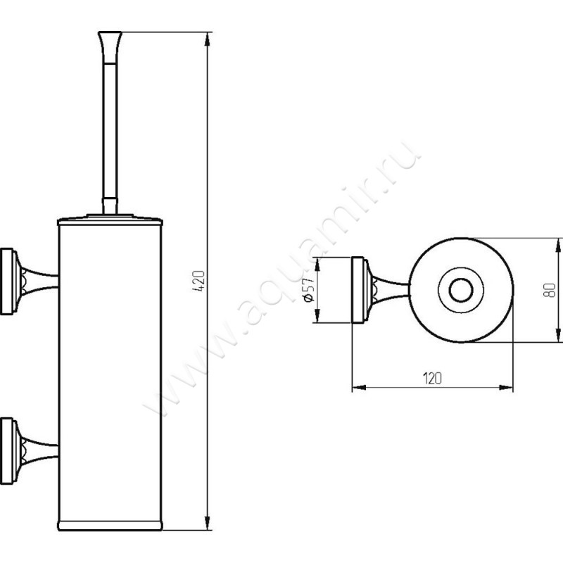 Ершик Migliore Fortuna 27728 размеры