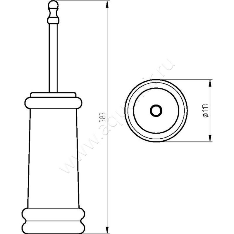 Ершик Migliore Mirella 30028 размеры