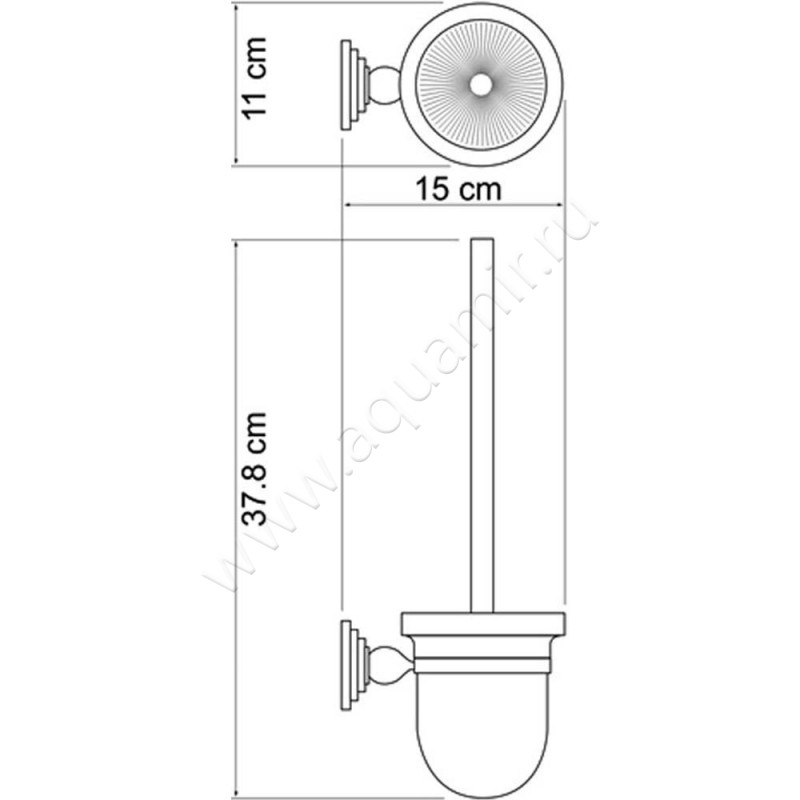 Ершик Wasserkraft Ammer K-7027 размеры