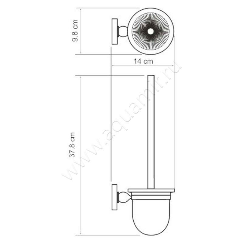 Ершик Wasserkraft Diemel K-2227 размеры