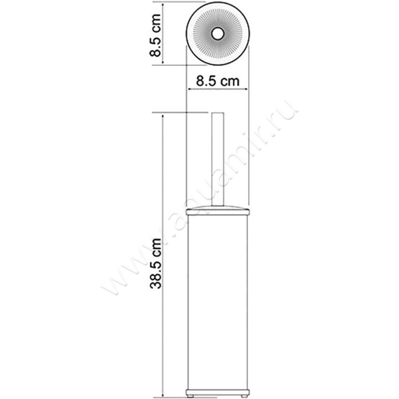 Ершик Wasserkraft K-1017 размеры