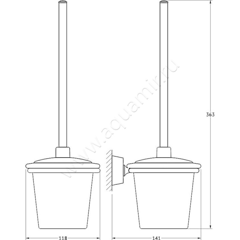 Ершик FBS Vizovice VIZ 057 размеры