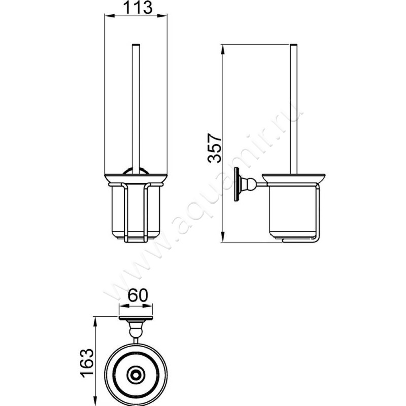 Ершик Timo Nelson 150061-00 размеры