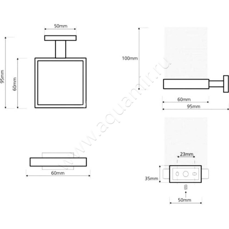 Стакан Bemeta Plaza 118210019 размеры