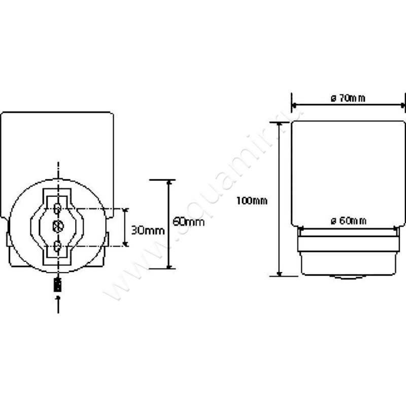 Стакан Bemeta Alfa 102410012 размеры