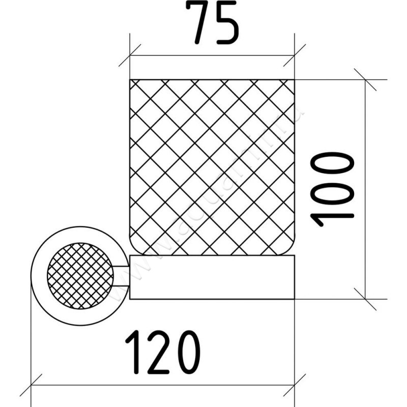 Стакан Boheme Royal Cristal 10924-G размеры