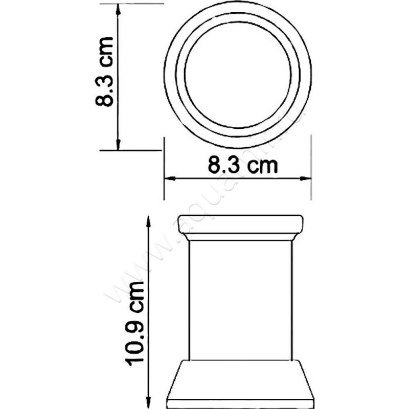 Стакан Wasserkraft Donau K-2428 размеры