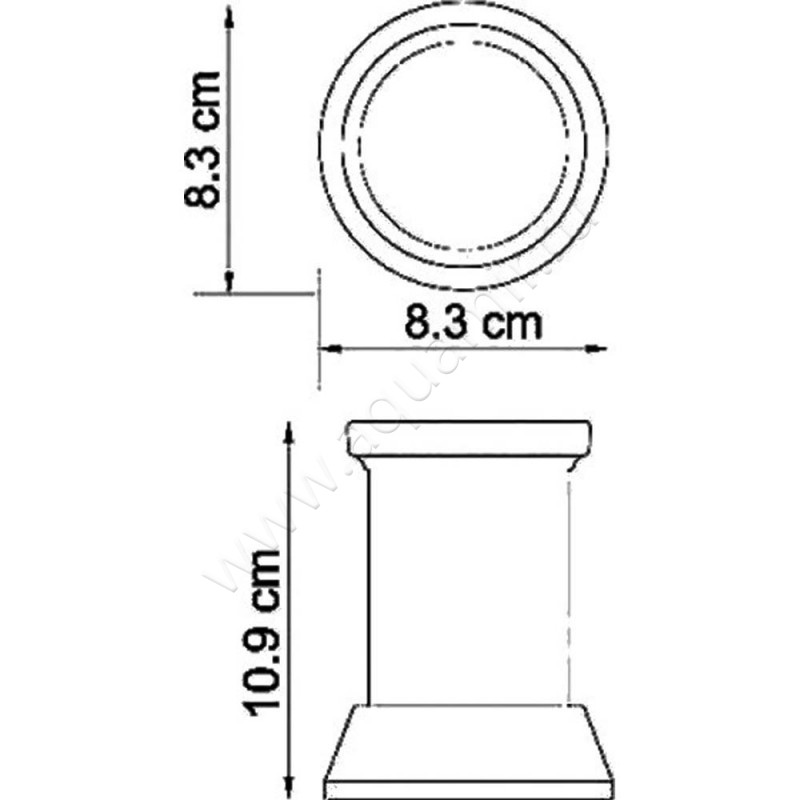Стакан Wasserkraft Isar K-2328 размеры