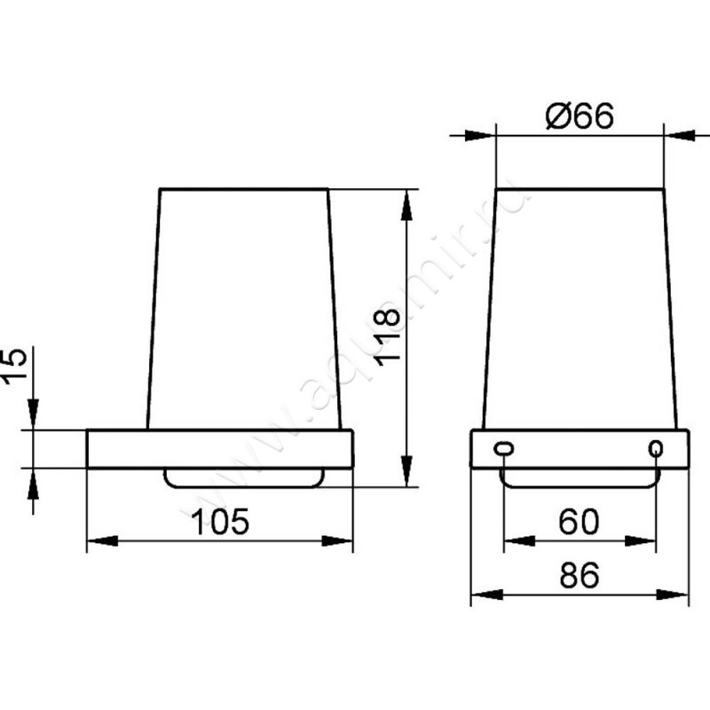 Стакан Keuco Edition 11 11150039000 размеры