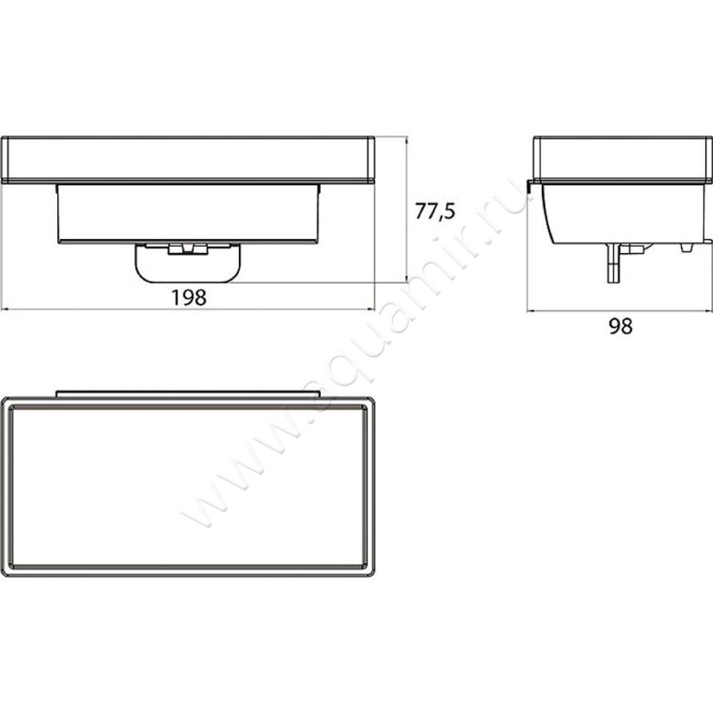 Дозатор Emco Liaison 1821 000 04 размеры