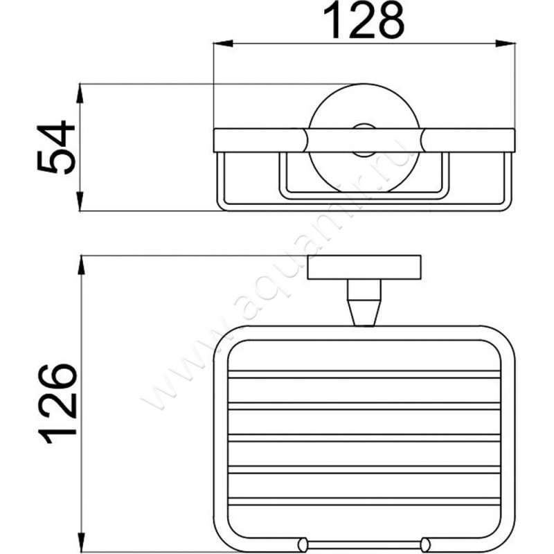 Мыльница Allen Brau Priority 6.31004-31 размеры