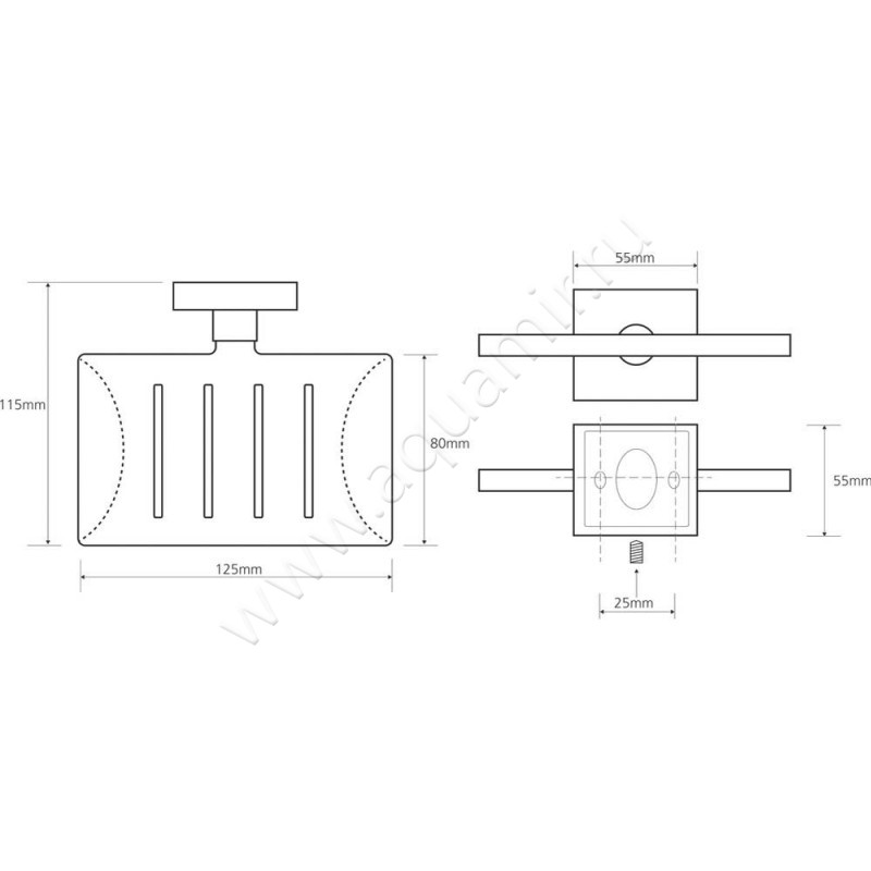 Мыльница Bemeta Beta 132208082 размеры
