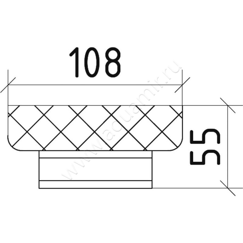 Мыльница Boheme Royal Cristal 10930-BR размеры