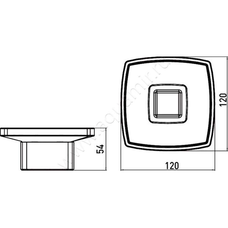 Мыльница Emco Loft 0530 016 01 размеры