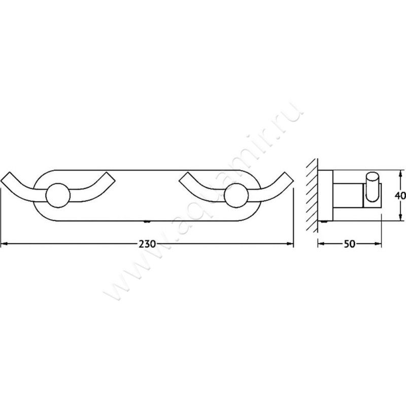 Крючок Artwelle Harmonie HAR 008 размеры