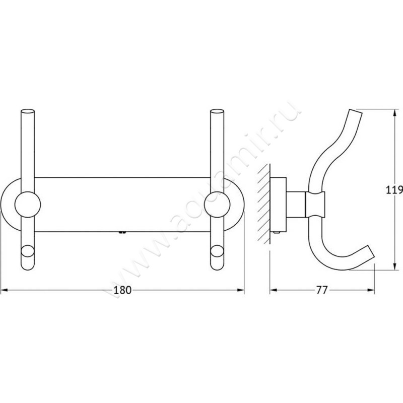Крючок Artwelle Harmonie HAR 005 размеры