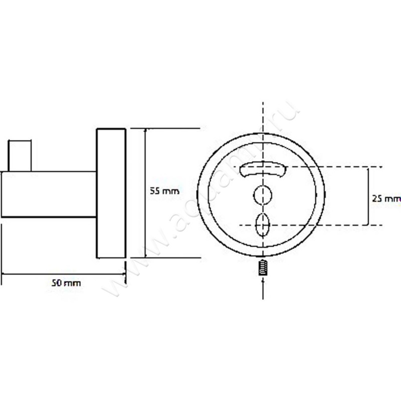 Крючок Bemeta Amber 155106022 размеры