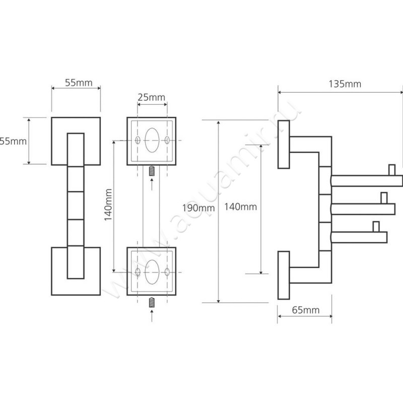 Крючок Bemeta Beta 132206072 размеры