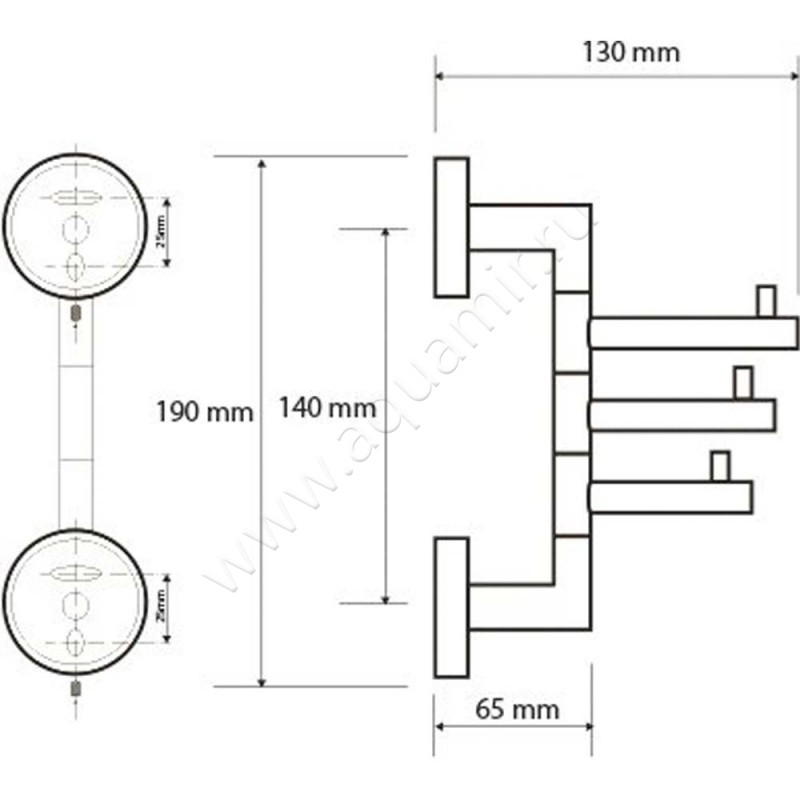 Крючок Bemeta Neo 104206075 размеры