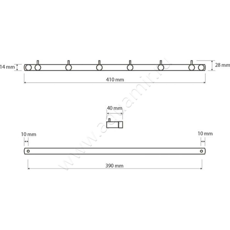 Крючок Bemeta Neo 104606115 размеры