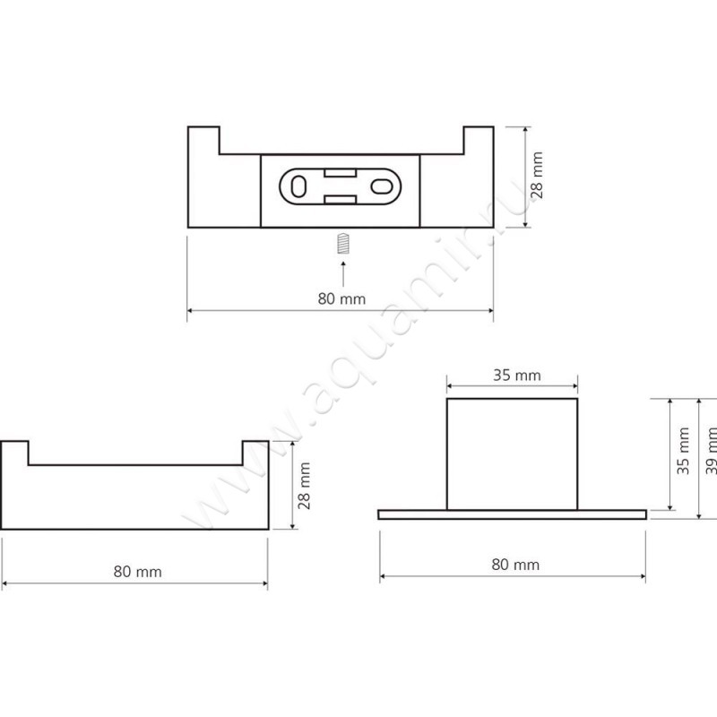 Крючок Bemeta Nero 135006030 размеры