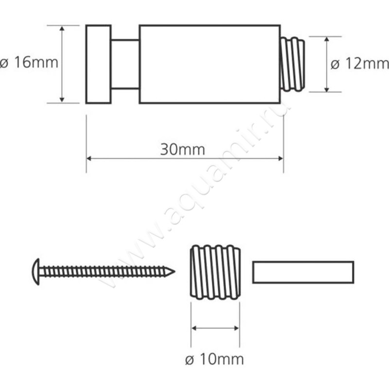 Крючок Bemeta Omega 104506092 размеры