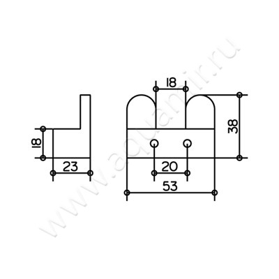 Крючок Keuco Edition 300 30015 010000 размеры
