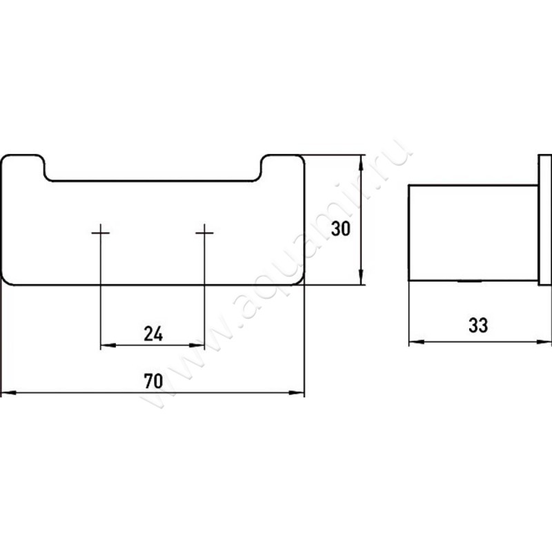 Крючок Emco Loft 0575 133 02 размеры