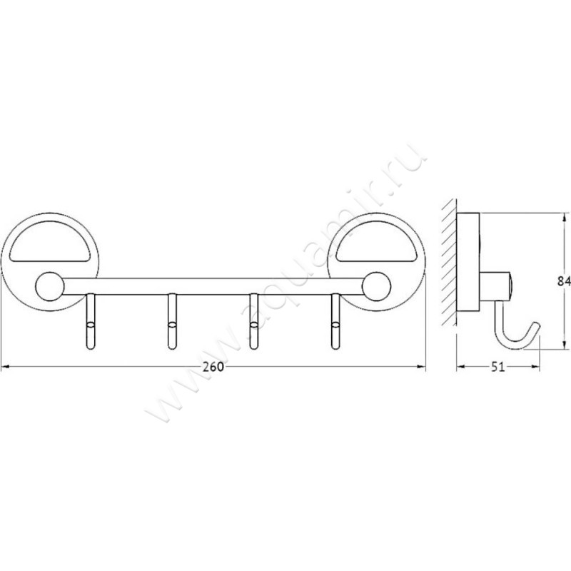 Крючок FBS Luxia LUX 025 размеры