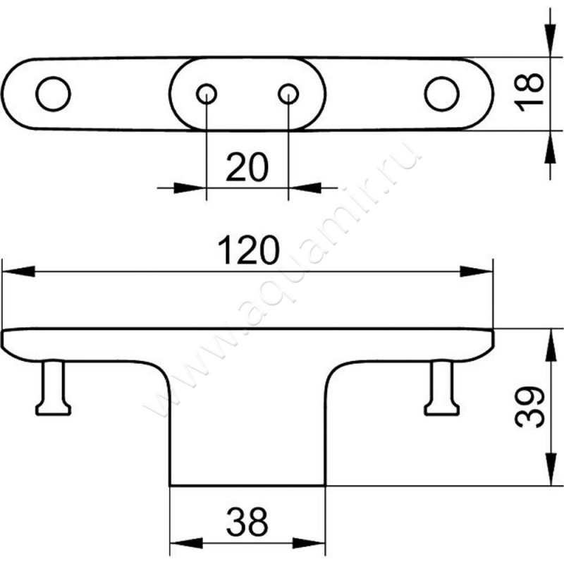 Крючок Keuco Edition 400 11515 010000 размеры