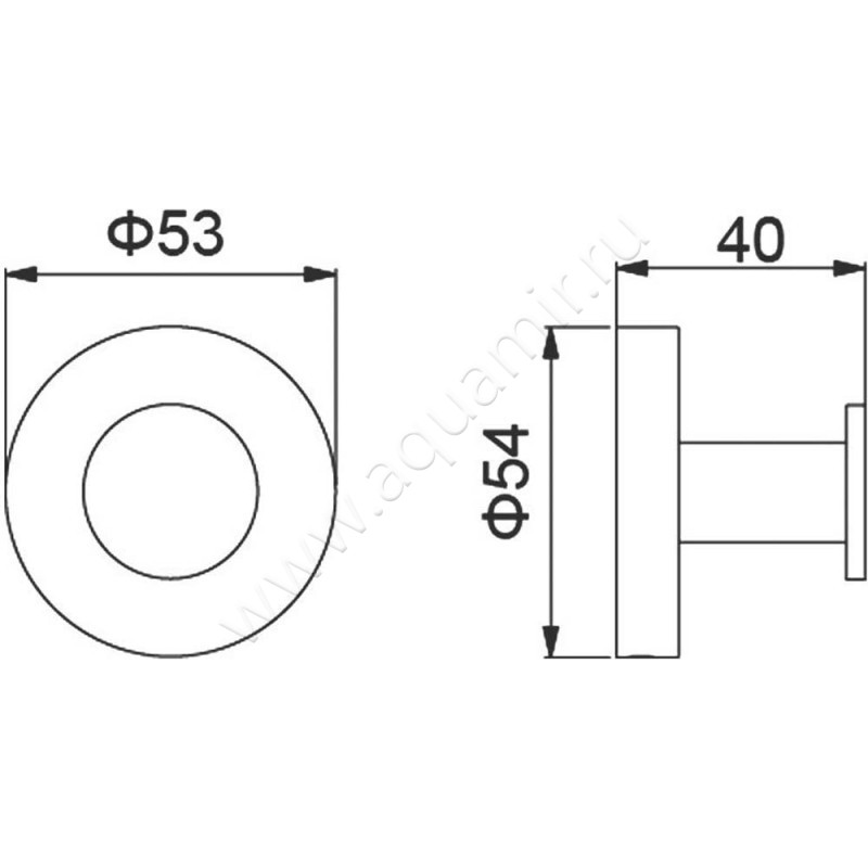 Крючок Timo Saona 13011-03 размеры