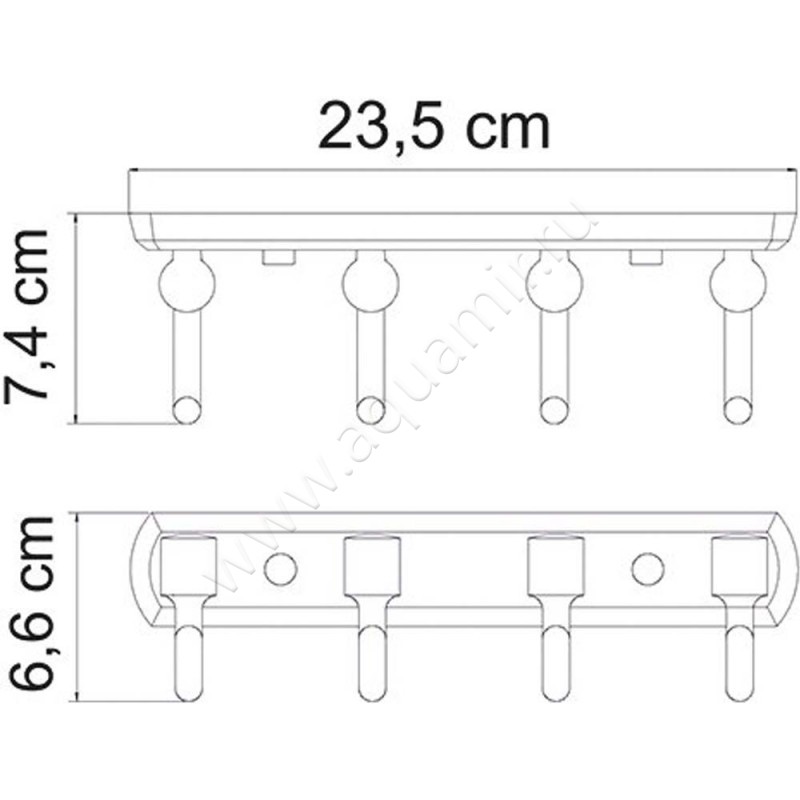 Крючок Wasserkraft Oder K-3074 размеры