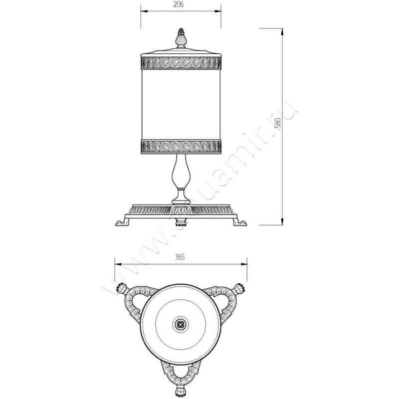 Ведро для мусора Migliore Elisabetta 17060 размеры