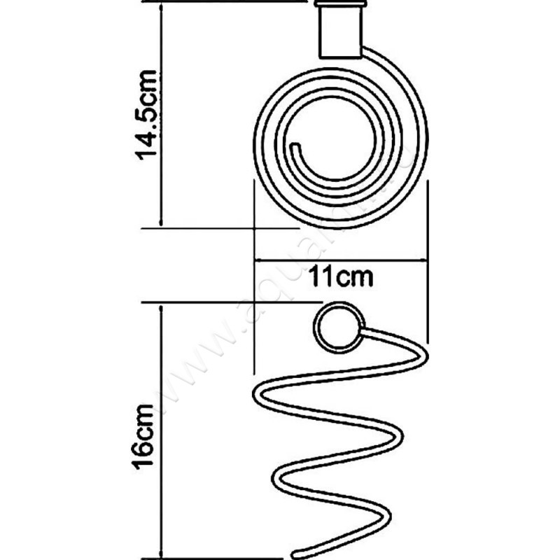 Держатель для фена Wasserkraft K-1080 размеры