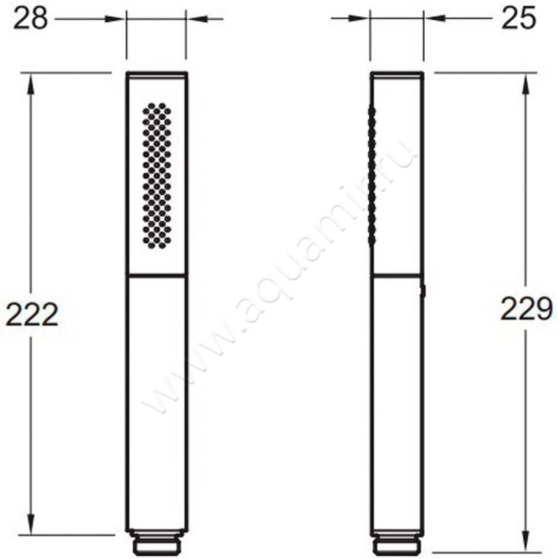 Душевая стойка Jacob Delafon Brigitte E32850-CP размеры