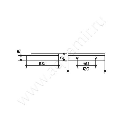Мыльница настенная Keuco Edition 11 11155 019000 размеры
