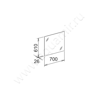 Зеркало Keuco Edition 11 11195001500 размеры