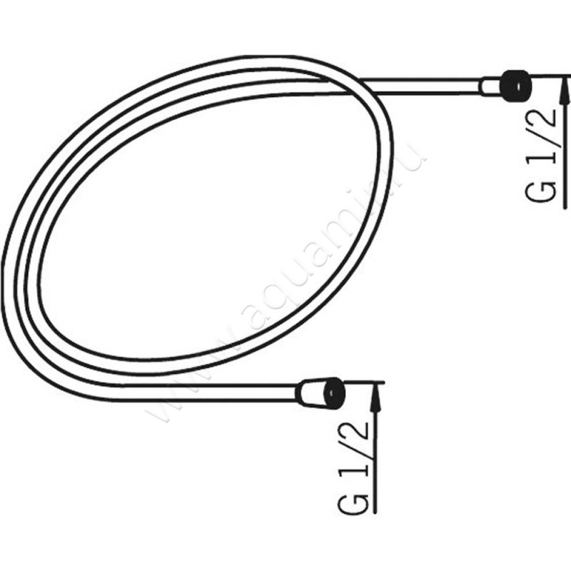 Душевой шланг Oras Hydra 241060-60 размеры