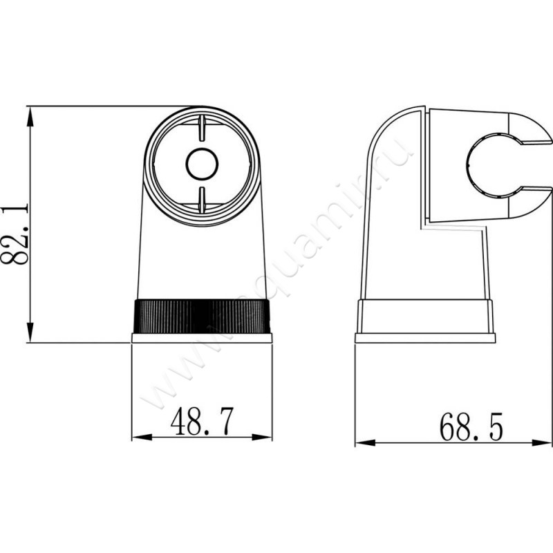 Держатель для душа Lemark LM8009C размеры