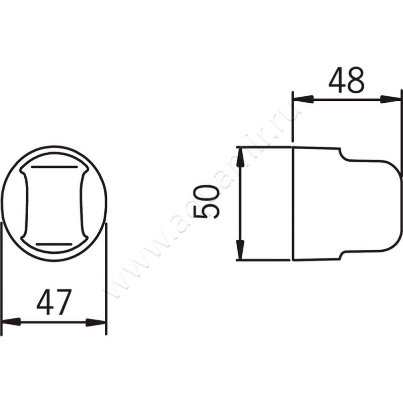 Держатель для душа Oras 251500 размеры